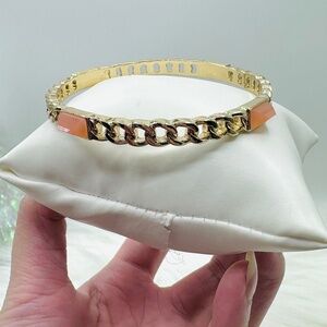 The Peach & Gold Statement Bangle